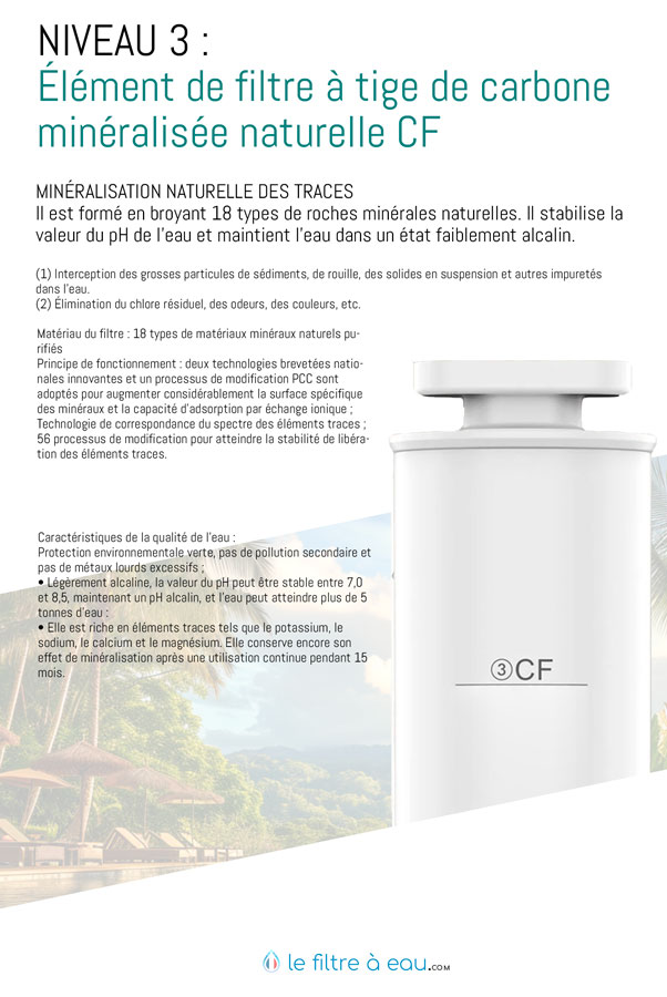 OASIS TOUCH 23 Osmoseur de bureau, maison instantané UV 9 CF cartridge