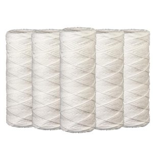 Lot de 5 cartouches sédiments bobinées 7 pouces 10 microns