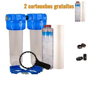 Lot De 5 Cartouches Filtrantes Pour Robinet - Filtre Anti-calcaire Coton PP - Purificateur Eau Cuisine