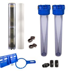 Porte filtre double anti goût et odeur 20 pouces