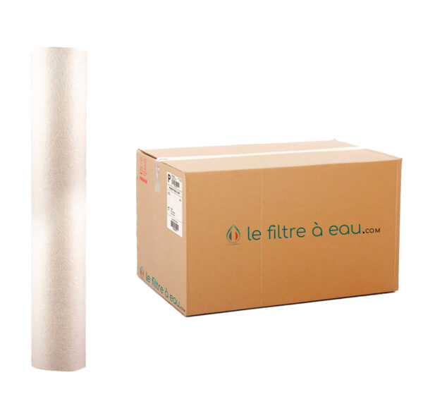 Carton de 6 cartouches spun Big blue 20pouces 5 microns (5μ)